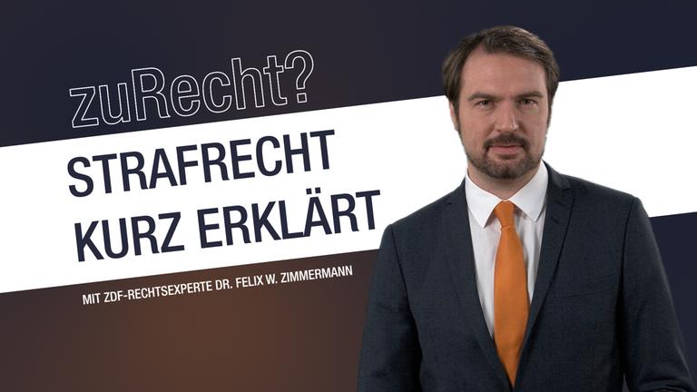 ZDF-Rechtsexperte erklärt Strafrecht verständlich.