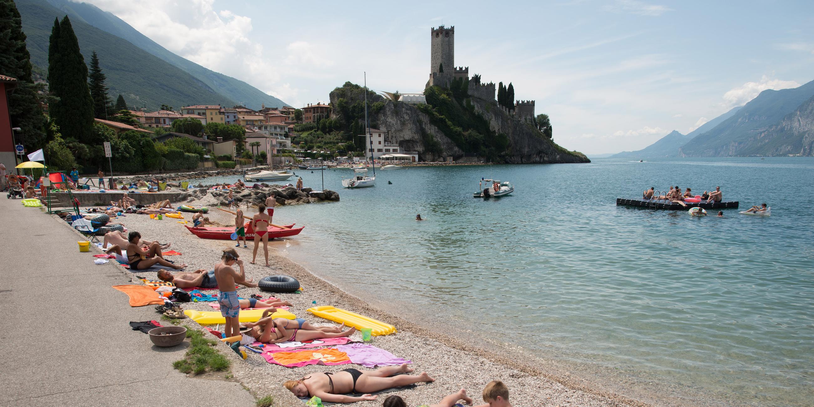 Strand am Gardasee