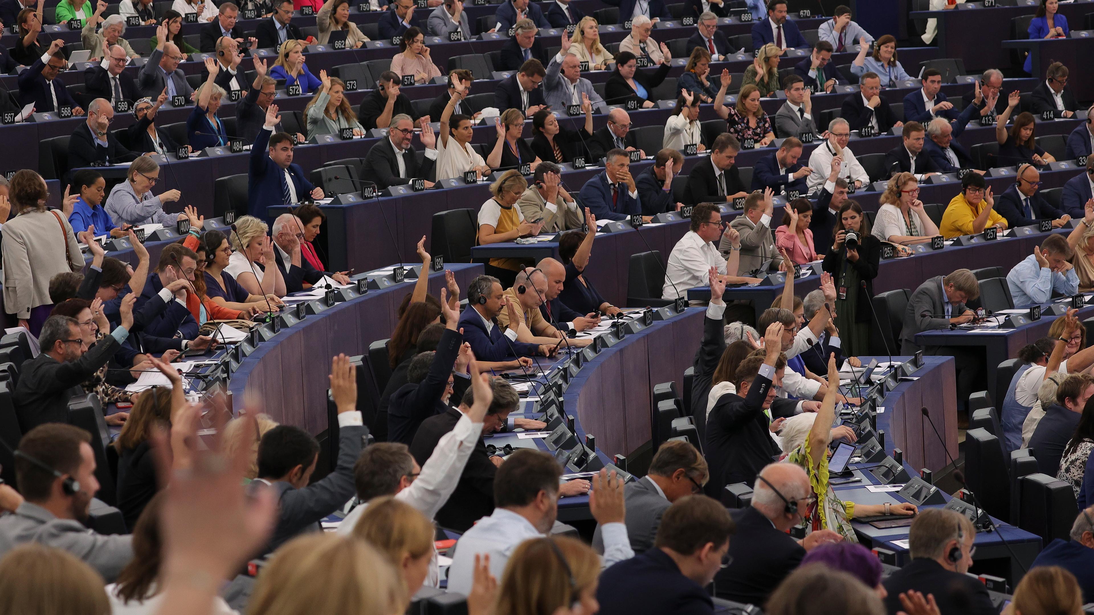 European Parliament plenary session in Strasbourg