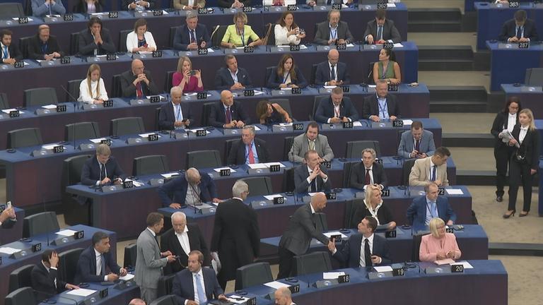 Straßburg: Erste Tagung des Europaparlaments