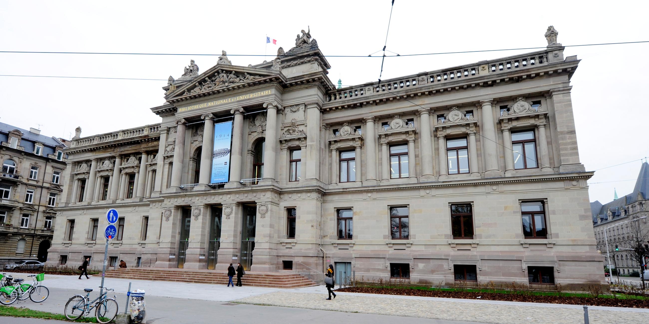 Archiv: Die Universitätsbibliothek von Straßburg (Frankreich)