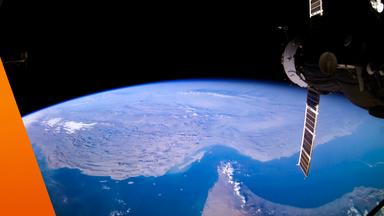 Satellitenaufnahme der Strasse von Hormus