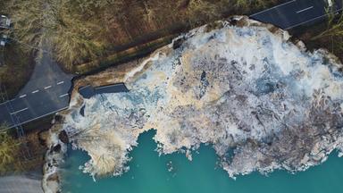 Coesfeld: 80 Meter Straße brechen ab und rutschen in Grube