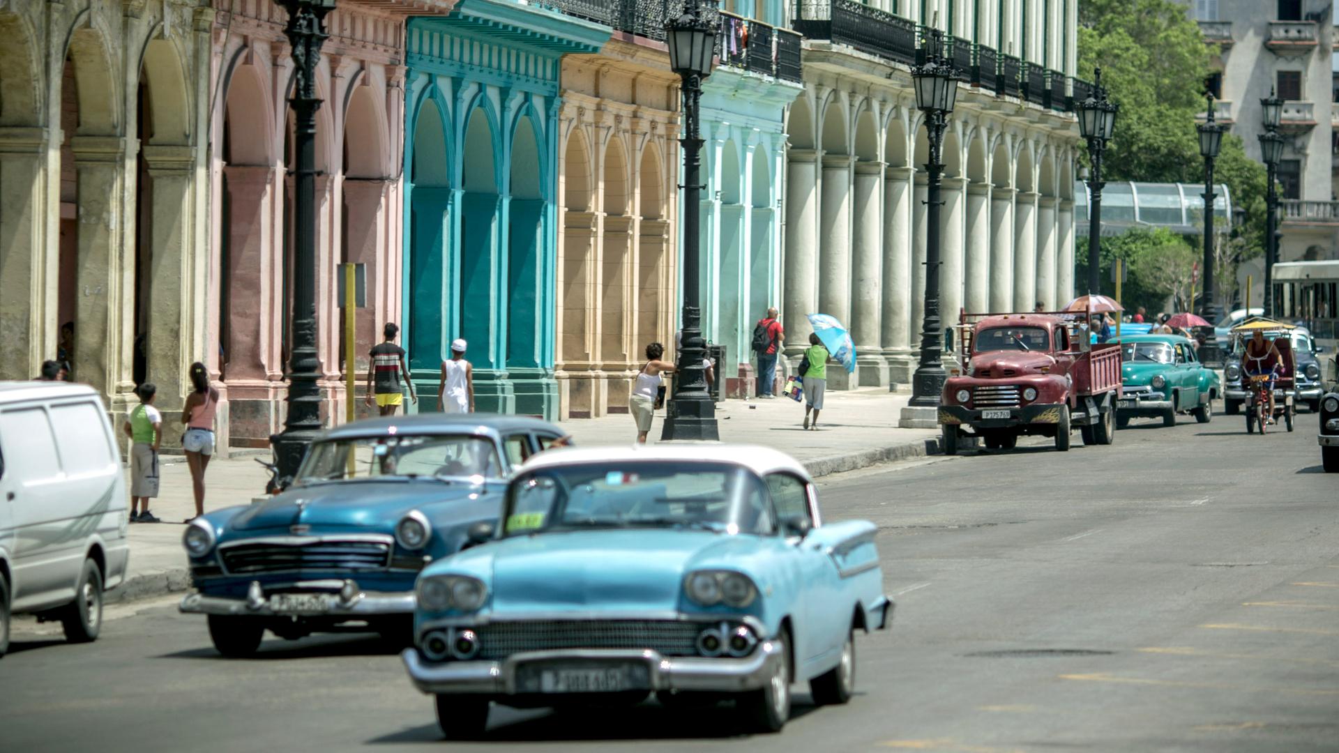 Symbolbild: Straßenszene in Havanna, Kuba