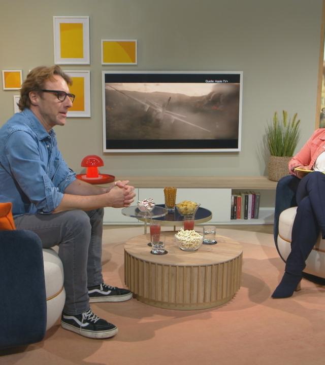 Patrick Lipke und Andrea Ballschuh im "Volle Kanne"-Studo im Gespräch