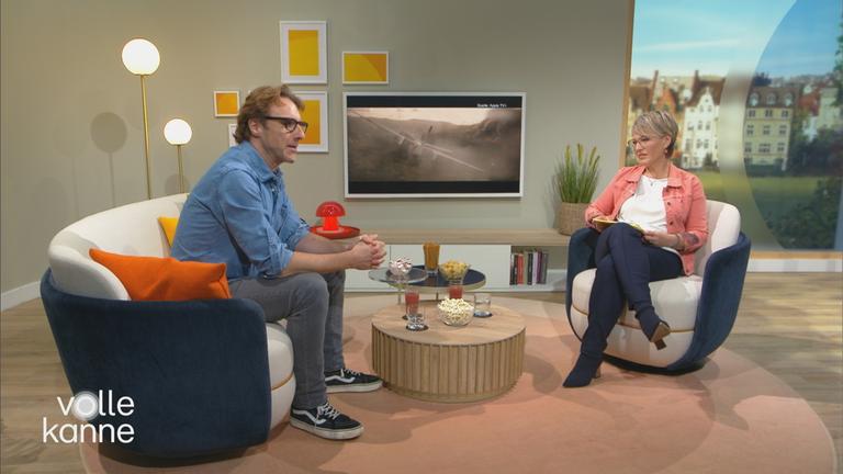 Patrick Lipke und Andrea Ballschuh im "Volle Kanne"-Studo im Gespräch