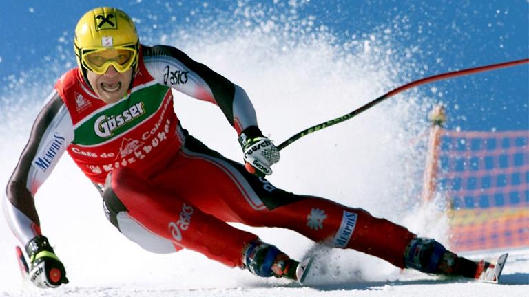 Hermann Maier beim Alpiner Skilauf