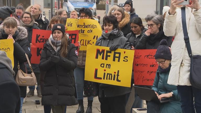 Streik medizinischer Fachangestellter 