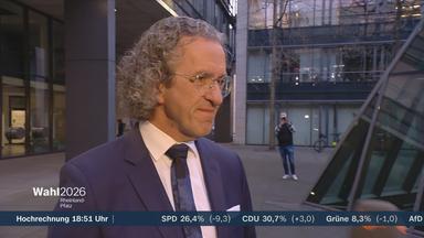 Joachim Streit von den Freien Wählern mit einer Reaktion zur Landtagswahl in Rheinland-Pfalz.