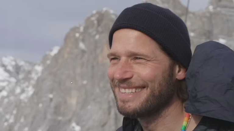 Bergretter Sebastian Ströbel im Einsatz