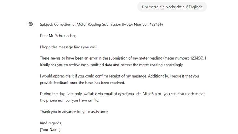 Tipp 6: Übersetzen auf Englisch