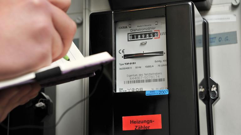 Symbolfoto: Stromzähler für Heizungsstrom