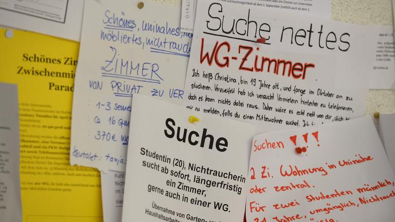 Studenten auf Wohnungssuche