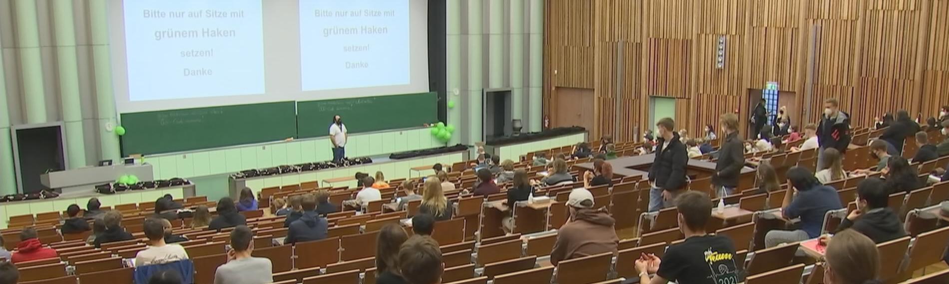 Hörsaal an der Uni