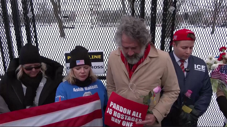 Familien von Kapitolstürmern fordern Begnadigungen