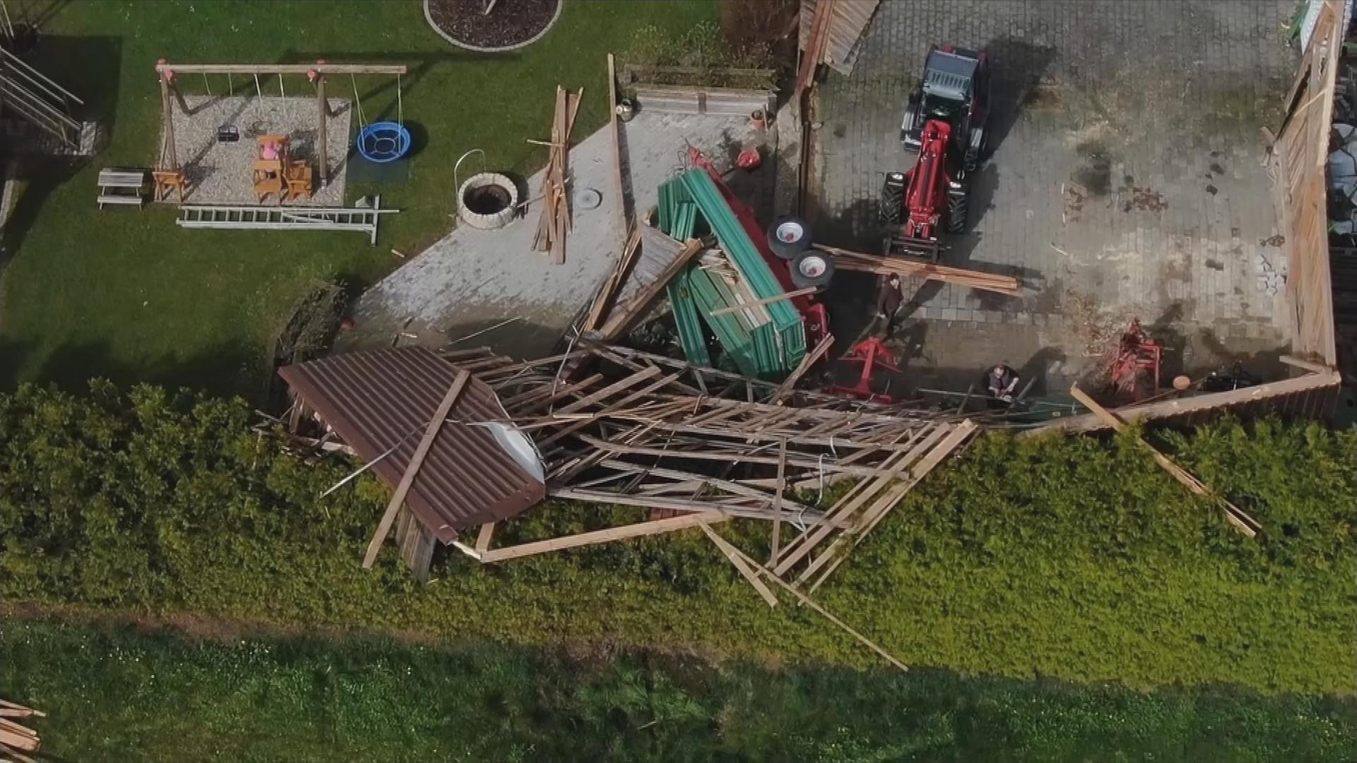 Strumschäden nach Unwetter in der Oberpfalz