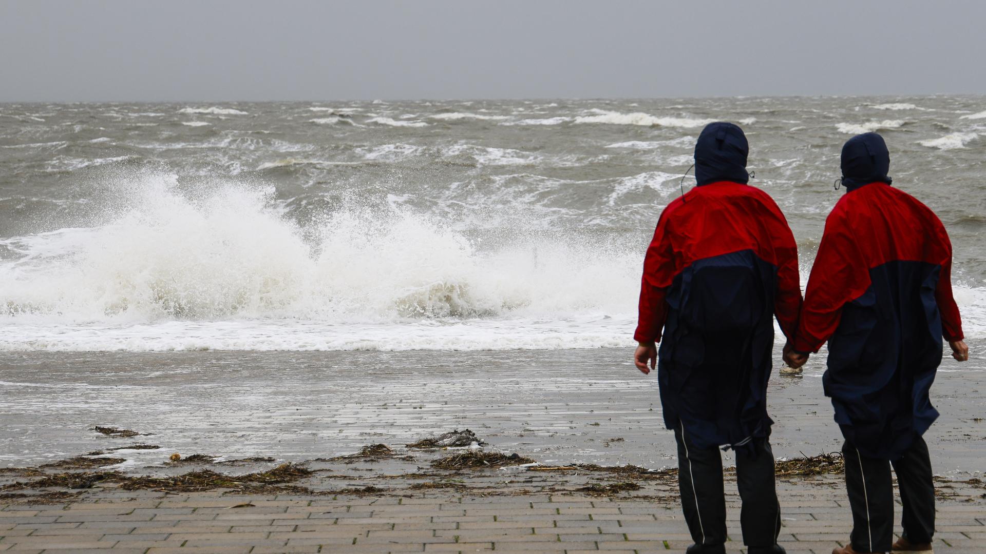 Sturmtief "Joshua" an der Nordseeküste