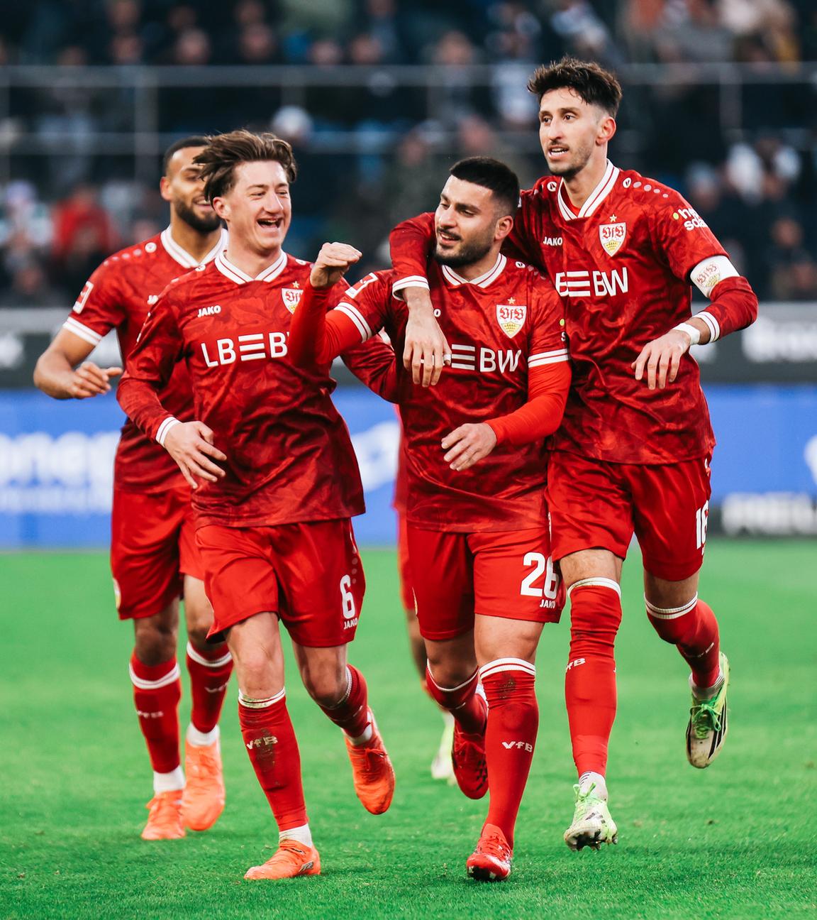 Angelo Stiller, Deniz Undav und Atakan Karazor am 25.01.26