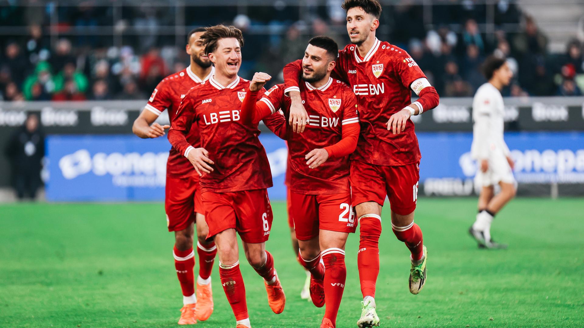 Angelo Stiller, Deniz Undav und Atakan Karazor am 25.01.26