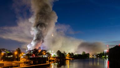 Feuer in Stuttgart