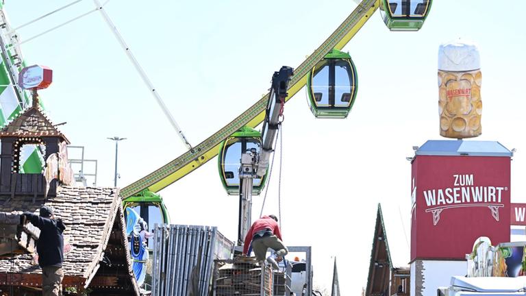 Mit dem Sicherheitsdienst unterwegs beim Stuttgarter Frühlingsfest