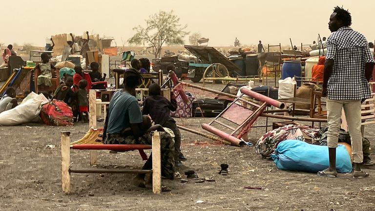 Flüchtlinge aus dem Sudan