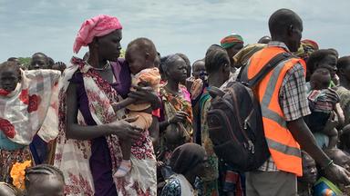 Hungernde Menschen im Südsudan