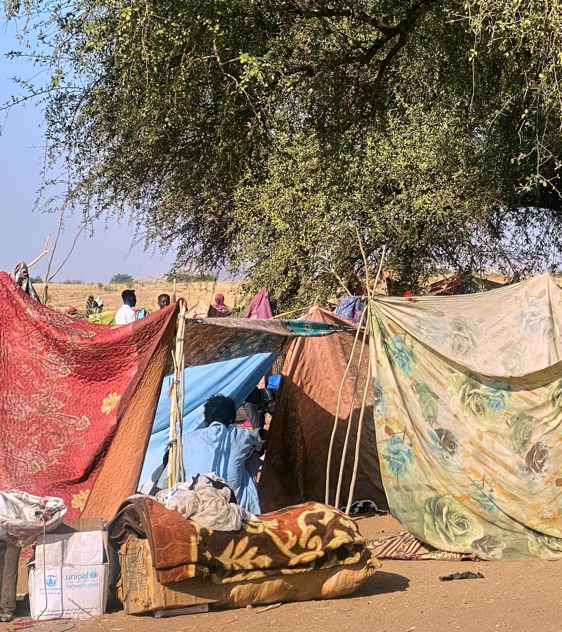 ine Sudanesin, die aus der Stadt Al-Faschir geflohen ist