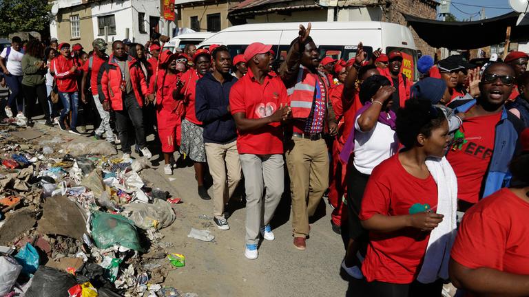 1. Mai-Demos: Südafrika