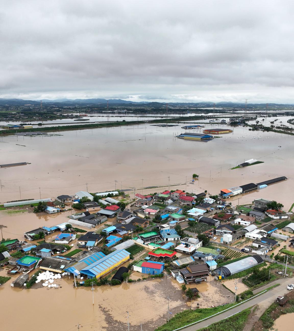 Hochwasser in Südkorea