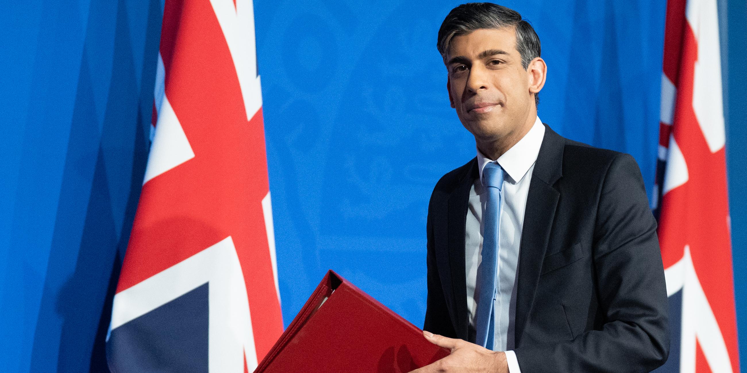 Rishi Sunak, Premierminister von Großbritannien.