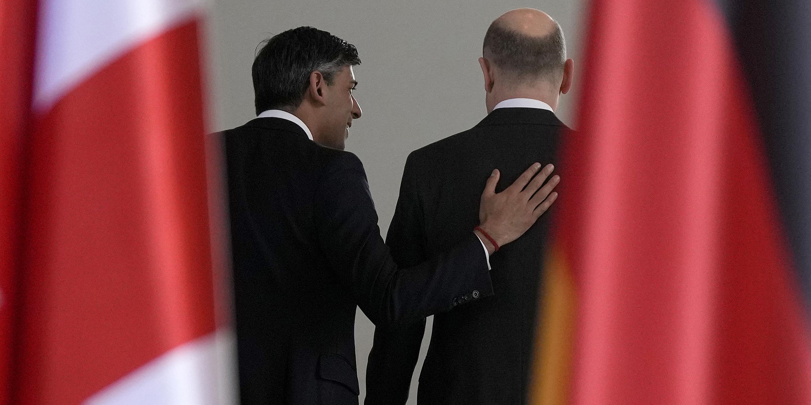 Rishi Sunak und Olaf Scholz
