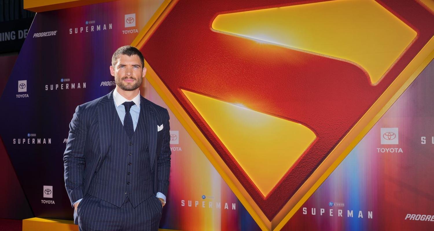 Schauspieler David Corenswet bei "Superman"-Premiere in L.A.