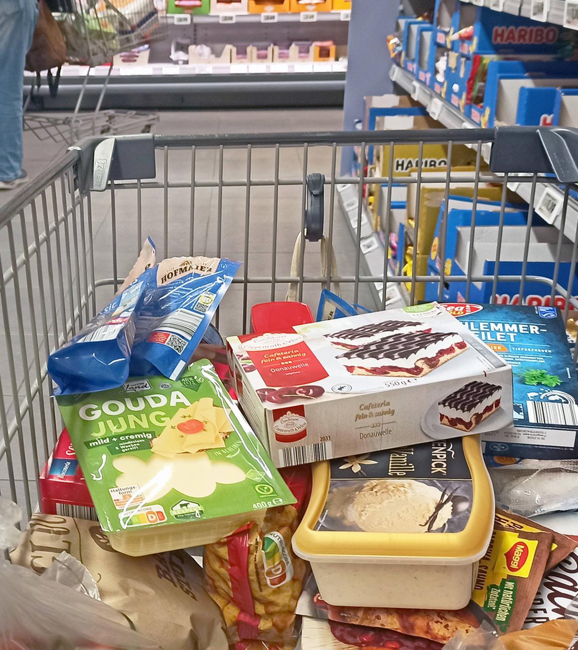 Ein Supermarkt in Deutschland