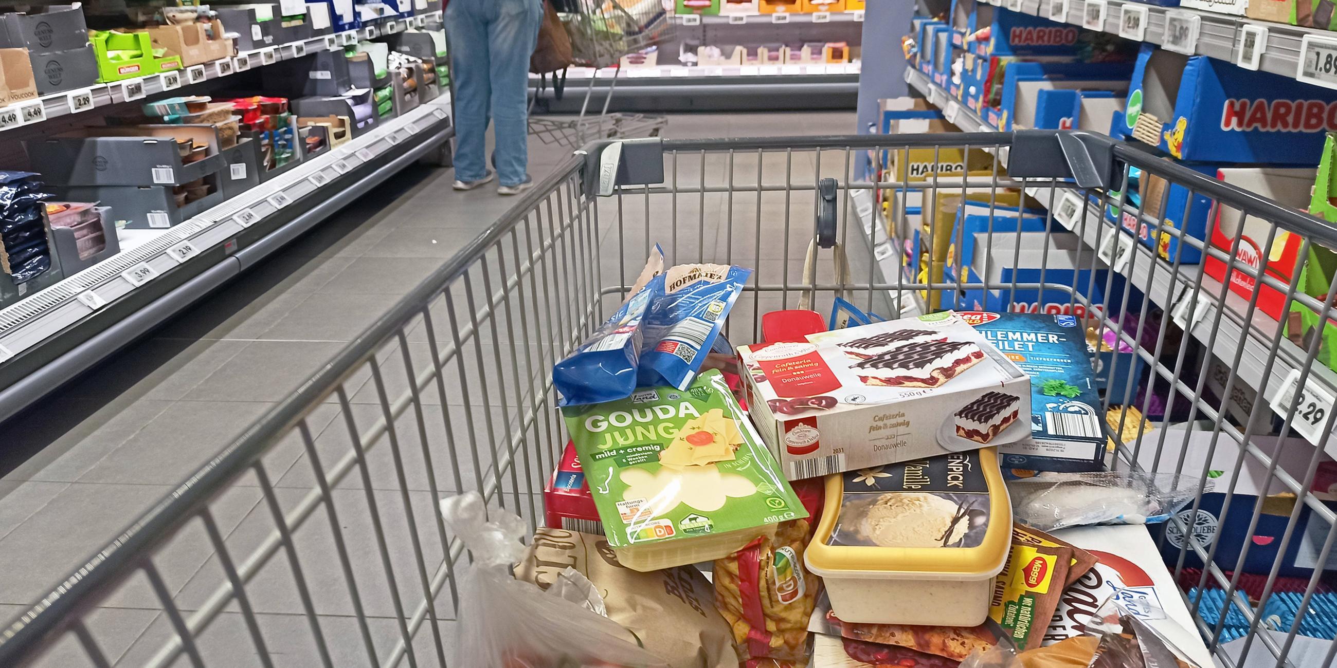 Ein Supermarkt in Deutschland