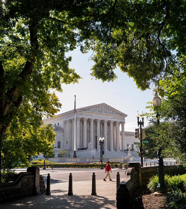 Der Oberste Gerichtshof auf dem Capitol Hill in Washington.