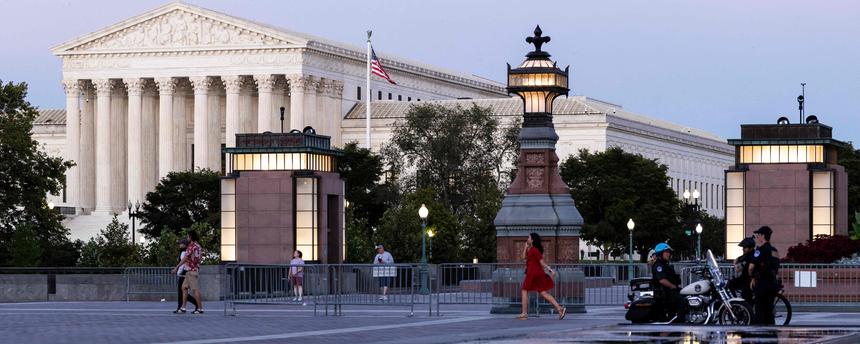 Das Gebäude des Obersten Gerichtshofs der USA.