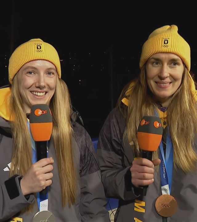 Susanne Kreher und Jacqueline Pfeifer im ZDF Interview