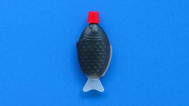 Sojasaucenbehälter in Fischform