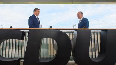 Sven Schulze und Reiner Haseloff