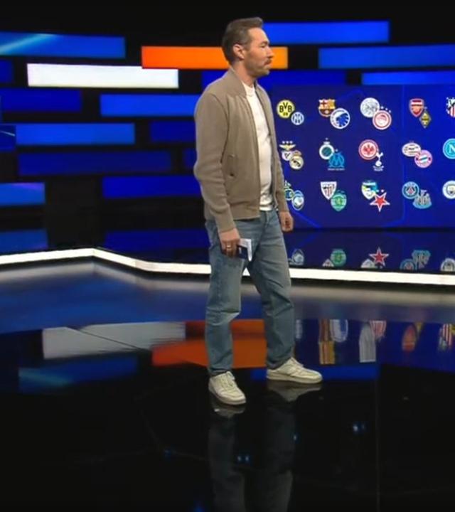 sportstudio-Moderator Sven Voss und Expertin Friederike Kromp