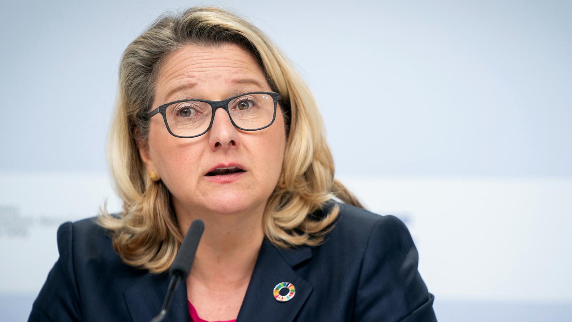 Svenja Schulze, aufgenommen am 06.05.2021 in Berlin