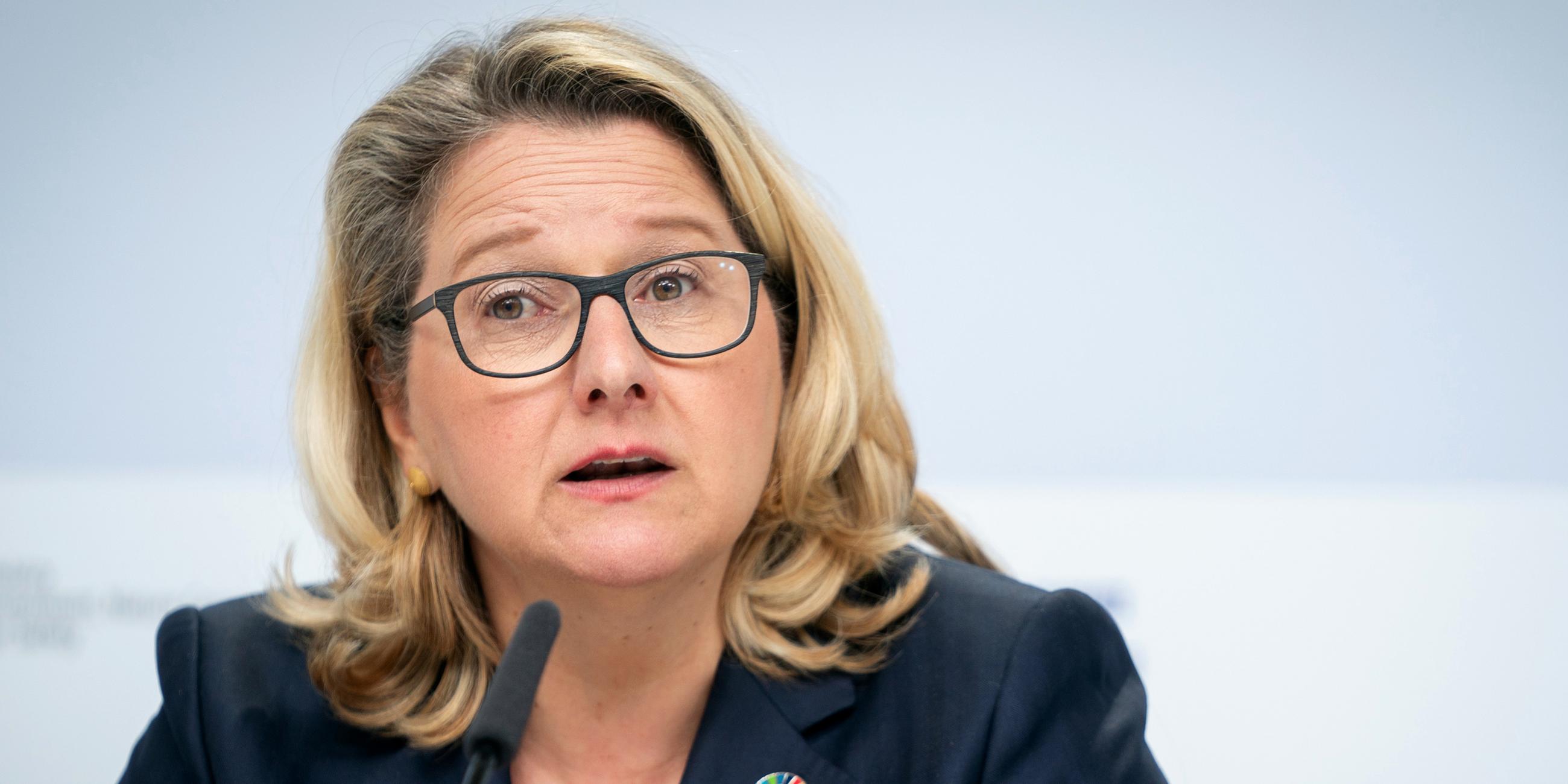 Svenja Schulze, aufgenommen am 06.05.2021 in Berlin