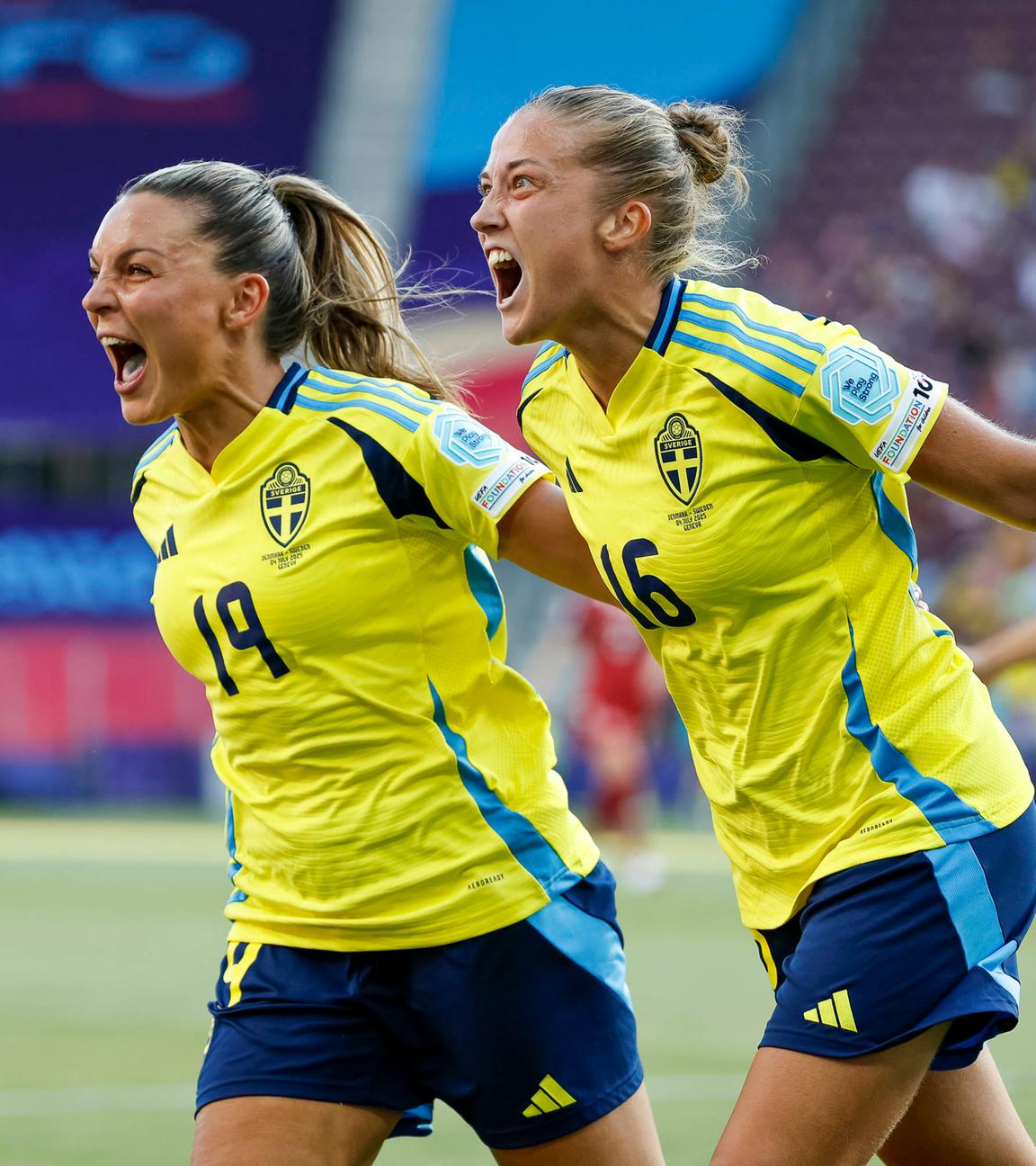 Filippa Angeldahl mit Johanna Rytting Kaneryd.