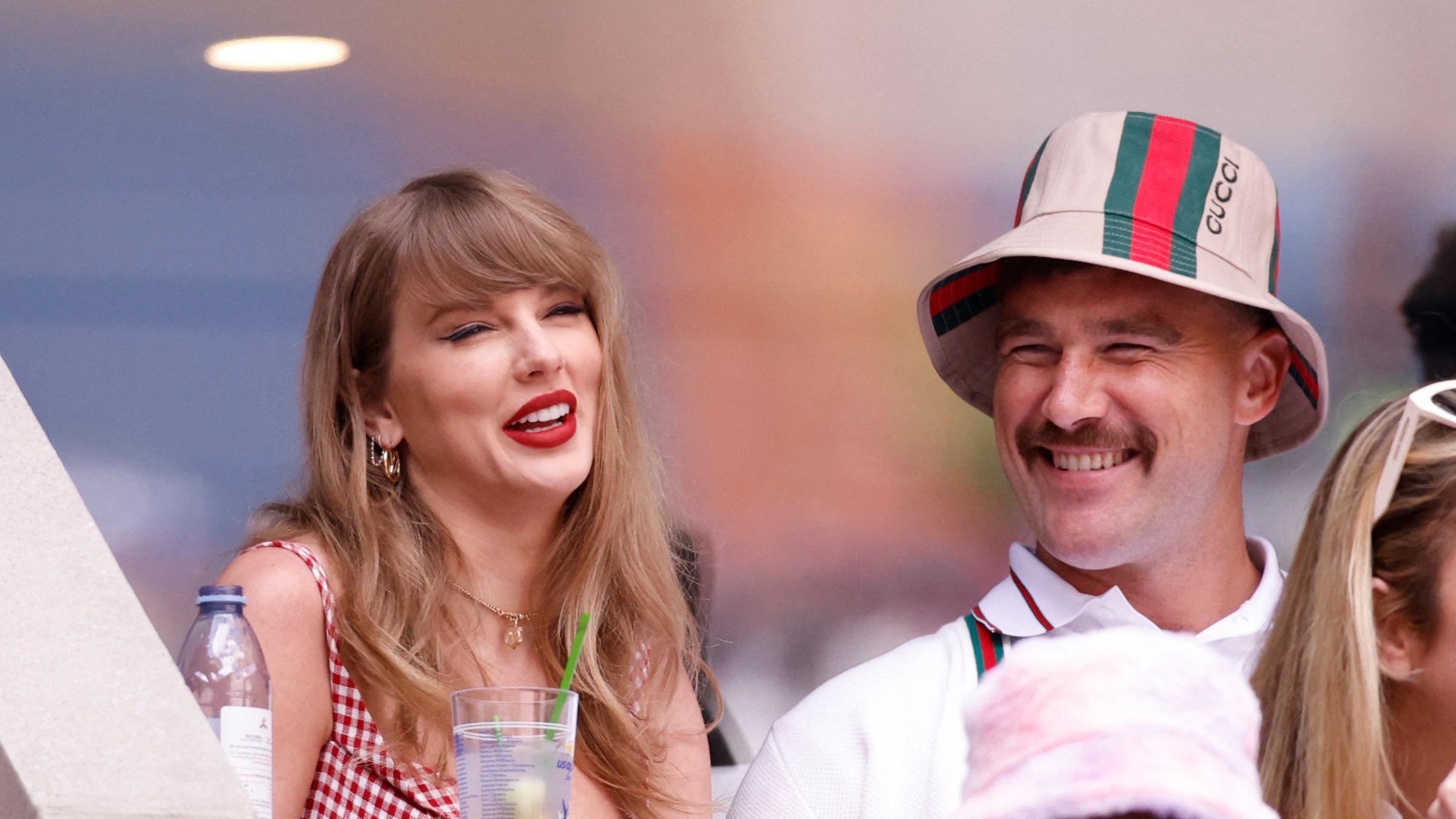 Travis Kelce Taylor Swift bei den US Open