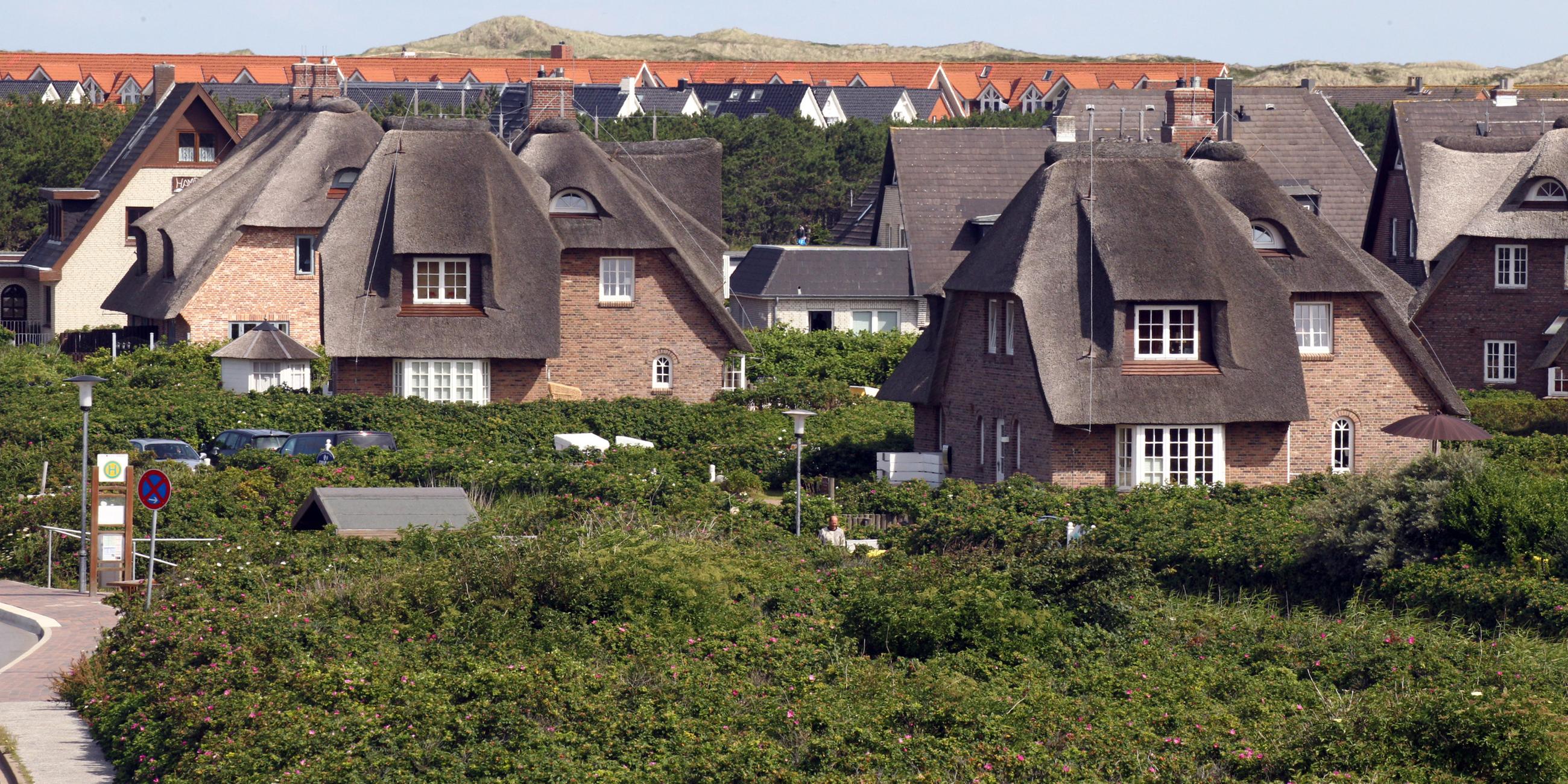 Reetdachhäuser auf Sylt
