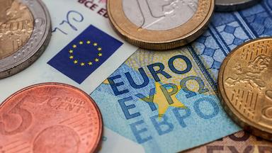 Euro-Münzen und Scheine