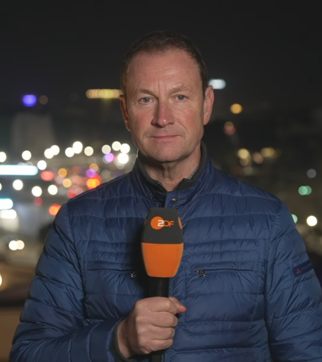 ZDF-Reporter Peter Theisen in Damskus