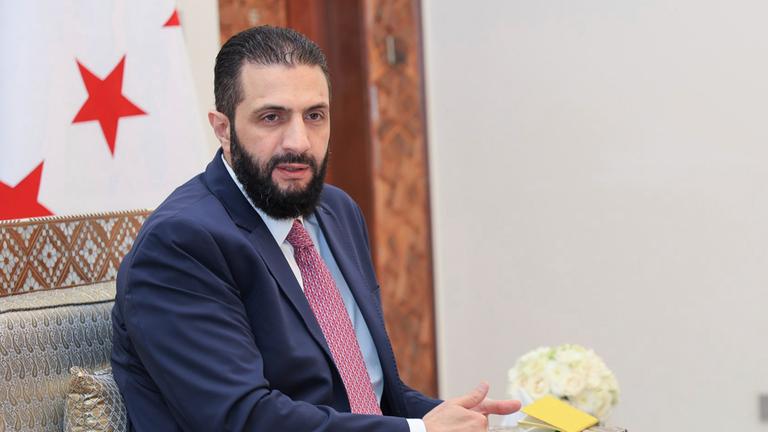 Syrischer Interimspräsident Ahmad al-Scharaa (Archivbild)