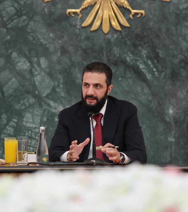 Der syrische Präsident Ahmed al-Sharaa.